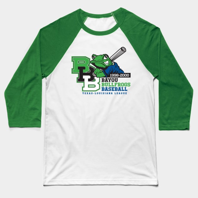 Bayou Bullfrogs Baseball Baseball T-Shirt by MindsparkCreative